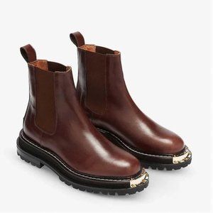 Sandro Noha Leather Chelsea Boots